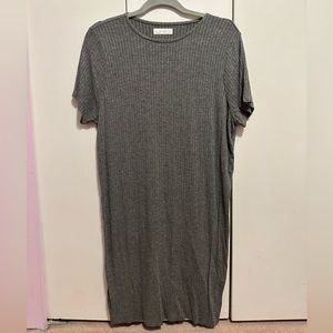 Dark Grey T Shirt Dress